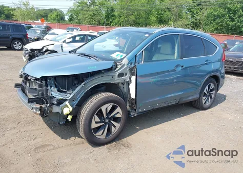 2015 Honda Cr-V Touring из США, поврежденный, VIN 5J6RM4H92FL019320